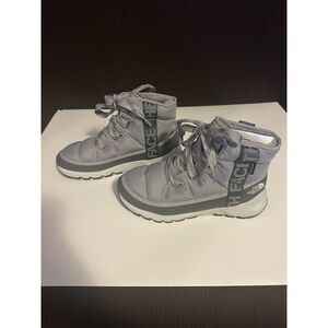 NWOT The North Face ThermoBall Lace-up Luxe WP Women's Boots Grey Size 8